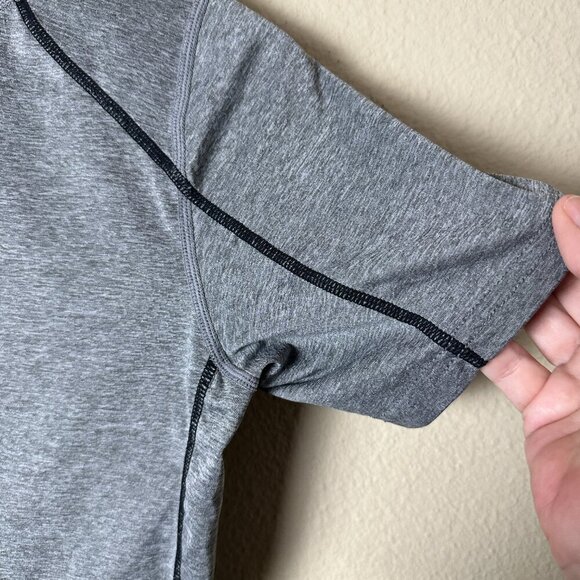 NIKE PRO Dri-Fit FItted Athletic Work Out Shirt Size Large Mesh Details - Picture 7 of 11